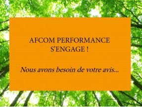 afcom Performance s'engage ! 😊